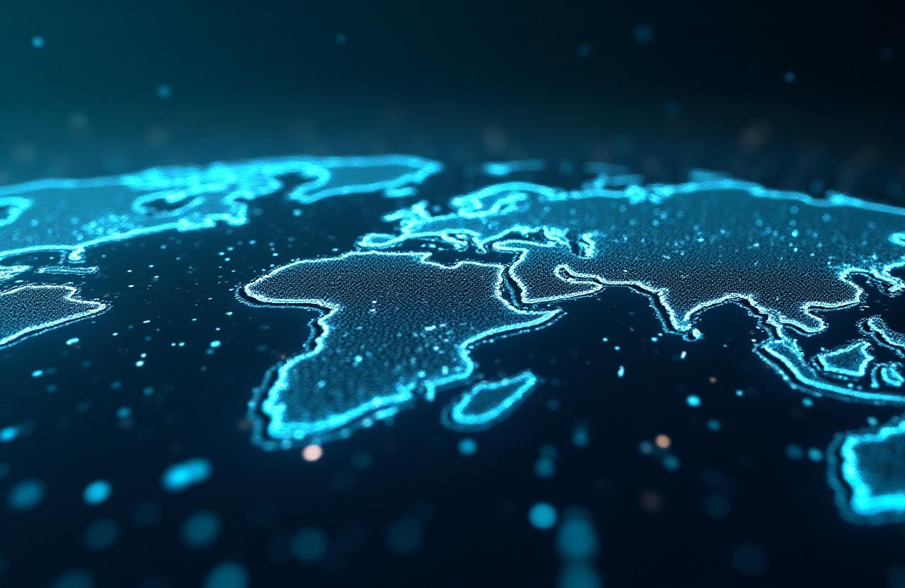 Secure data flowing through global supply chain nodes